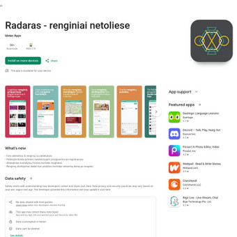 Mobilios aplikacijos (Android) Šilalės rajonas Justinas Beinorius nuotrauka 9