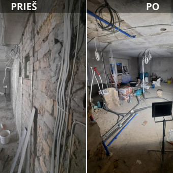 Sienų tinkavimas Klaipėda Arturas Danielius nuotrauka 1