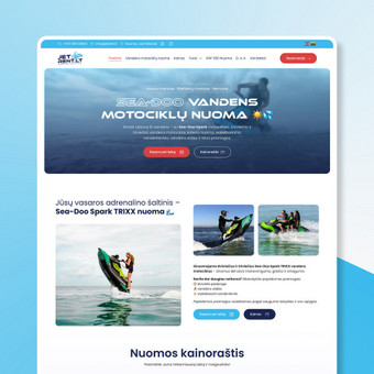 Svetainių dizainas (web design) Kaunas MB EDVIS nuotrauka 1