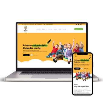 Svetainių dizainas (web design) Klaipėda Kuriuvizija.lt nuotrauka 1