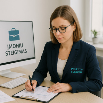 Įmonių steigimas (UAB, MB, VšĮ) Klaipėda Patikima buhalterė MB nuotrauka 4