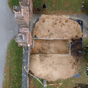 Žvalgomieji archeologiniai tyrimai Vilnius dr. Atas Žvirblys nuotrauka 1