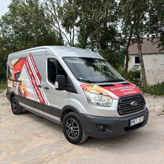 Reklama ant transporto Klaipėda MB DEF Reklama nuotrauka 1
