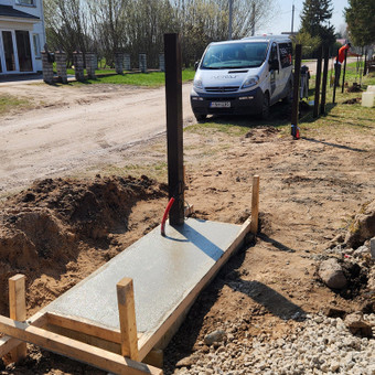 Vartų automatika, montavimas Šiauliai Tvorų ir terasų sprendimai nuotrauka 4