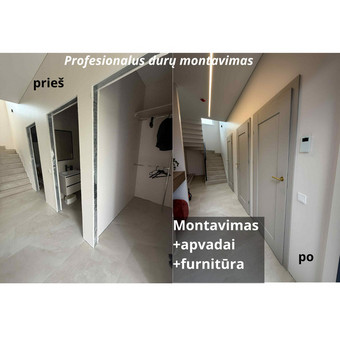 Durų montavimas Kaunas Justas Butėnas nuotrauka 2