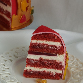 Tortas "Raudonas aksomas" Kaunas Olesia Ivanova nuotrauka 5
