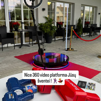 Dekoracijų nuoma Vilnius Nice 360 platforma nuotrauka 1