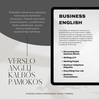 Verslo anglų kalbos pamokos Kaunas Sandra nuotrauka 5