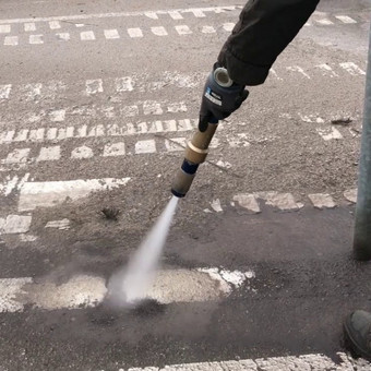 Bedulkis smeliavimas, kelio liniju salinimas Vilnius MB Balsmėja nuotrauka 23