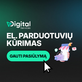 El. parduotuvių kūrimas Klaipėda Digital Services nuotrauka 2