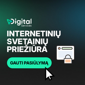 Interneto svetainių priežiūra Klaipėda Digital Services nuotrauka 8