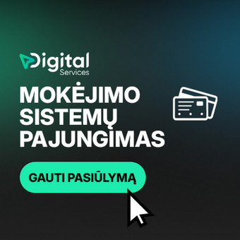 Mokėjimo sistemų pajungimas Klaipėda Digital Services nuotrauka 5