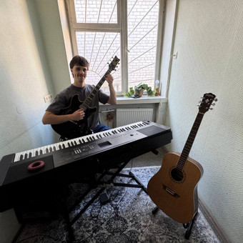 Individualios gitaros pamokos Vilnius Justas Petrikauskas nuotrauka 3
