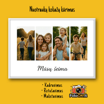 Nuotraukų koliažų kūrimas Vilnius M. D. nuotrauka 5