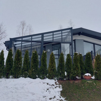 Terasų stiklinimas Šiauliai MB Hibridinis nuotrauka 6