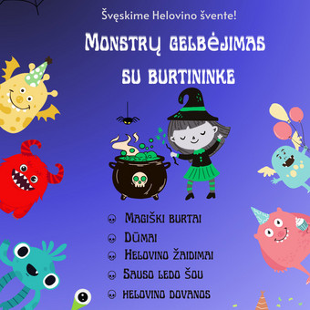 Helovino programa vaikams Kaunas Bobito animatoriai nuotrauka 10