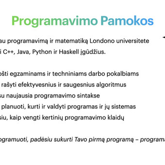 Ruošimas programavimo egzaminams C++ Vilnius Marius Žičius nuotrauka 5
