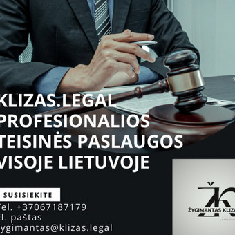 Advokato konsultacija Vilnius Žygimantas Klizas nuotrauka 1