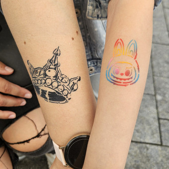 Laikinos tatuiruotės vaikams Kaunas Greta Barišauskaitė nuotrauka 1