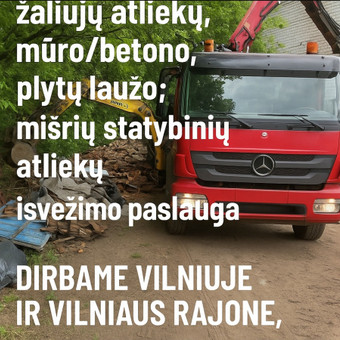 Šakų išvežimas Vilnius transportas nuotrauka 5