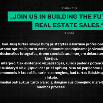 Profesionalus turto pateikimas Vilnius Thinkfin nuotrauka 5