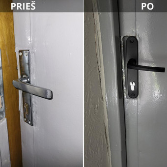 Spynų keitimas Kaunas Meistras į namus nuotrauka 8