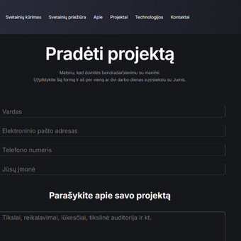 Internetinių svetainių kūrimas Vilnius Loreta nuotrauka 2