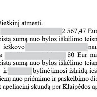 Procesinių dokumentų rengimas Klaipėda Gintarė Bernotė nuotrauka 7