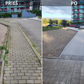 Senų trinkelių perklojimas Kaunas Aurimas Černikauskas nuotrauka 4