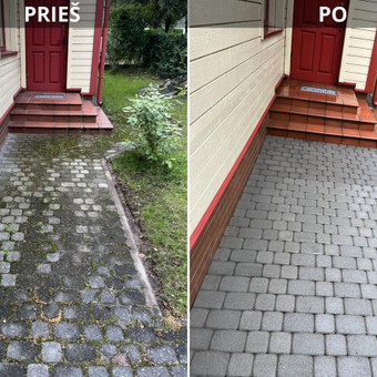 Trinkelių plovimas Klaipėdos rajonas Aplinkos Priežiūra nuotrauka 6