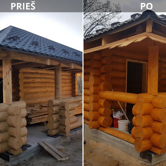 Medienos dažymas Vilnius MB "Rastu restauracija" nuotrauka 2