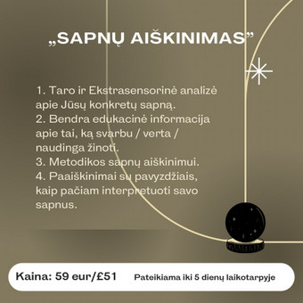 Sapnų aiškinimas Kaunas Aiškiai Matanti nuotrauka 6