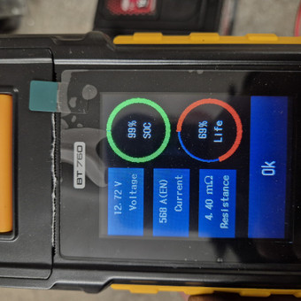 Akumuliatoriaus būklės testas Kaunas Povilas Autoelektrikas nuotrauka 10