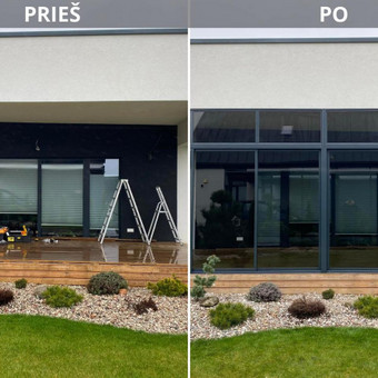 Terasų stiklinimas Kretingos rajonas MB Stikleda nuotrauka 2
