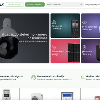 El. parduotuvių kūrimas Klaipėda Pulseweb nuotrauka 2