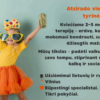 ABA terapija, kalbos lavininmas Vilnius ABA centras "ABA vaikams" nuotrauka 2
