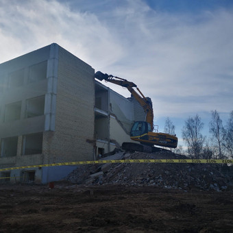 Namų griovimai Vilnius griovimas, Demolition nuotrauka 2