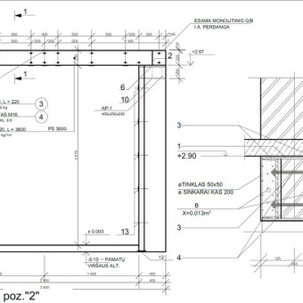 Rekonstrukcijos, kapitalinio remonto projektavimas Vilnius Aika Architecture nuotrauka 4