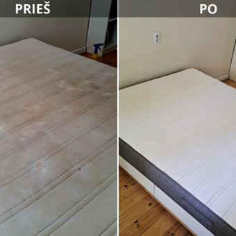 Čiužinių valymas Vilnius MB"Andaila" nuotrauka 3