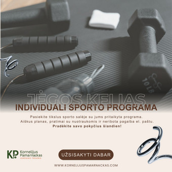 Sporto programos sudarymas Panevėžys Kornelijus Pamarnackas nuotrauka 2