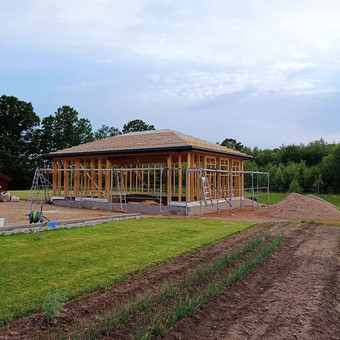 Individualių namų statyba iki raktų Vilnius Modul Villa nuotrauka 2