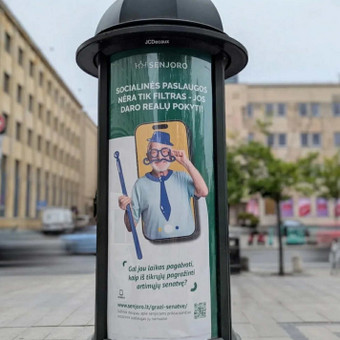 Lauko reklamos kūrimas Vilnius Blank House nuotrauka 8