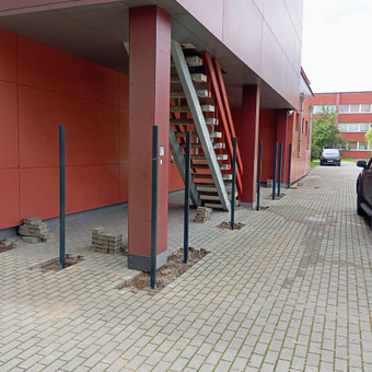 Segmentinės tvoros montavimas Klaipėdos rajonas Stonita nuotrauka 11