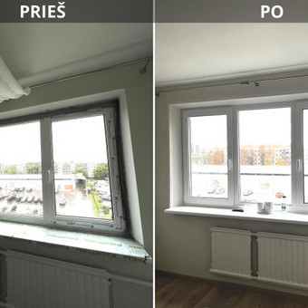 Sienų dažymas Vilnius Vilnojos apdaila nuotrauka 7