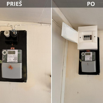 Smulkūs elektros darbai Klaipėda MB Elektros srautas nuotrauka 3