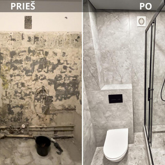 Plytelių klijavimas Vilnius MB Erdves sprendimai nuotrauka 4