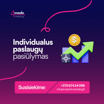 Individualus paslaugų pasiūlymas Kaunas Made 4 Marketing nuotrauka 10