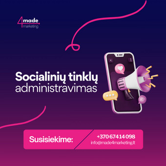 Socialinių tinklų marketingas (Social media marketing) Kaunas Made 4 Marketing nuotrauka 5