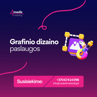 Grafinio dizaino paslaugos Kaunas Made 4 Marketing nuotrauka 7