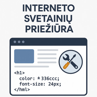 Interneto svetainių priežiūra Kaunas Armandas Buda nuotrauka 8